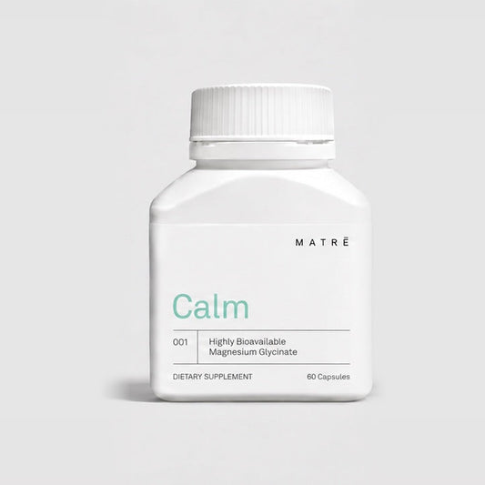 MATRĒ Calm magnesium glycinate, 60 capsules bottle